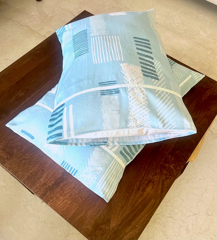 Blue Cross Pillow Covers