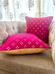 Magenta Mirror Cushion Cover