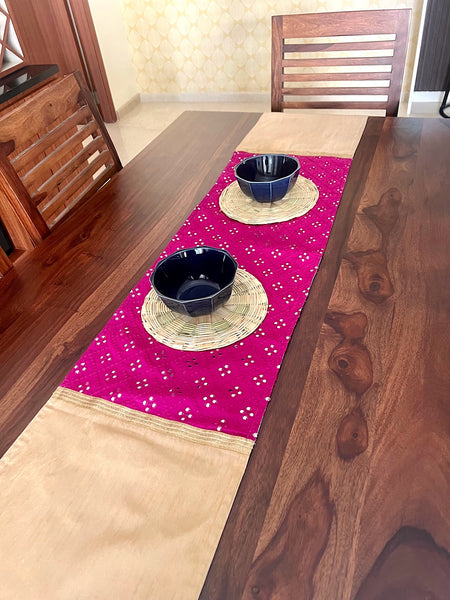 Magenta Gold Mirror - Long Runner