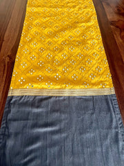 Yellow Grey Mirror - Long Runner