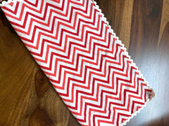 Red Chevron Roti Covers