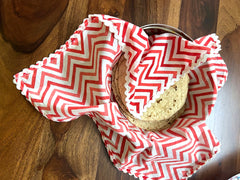 Red Chevron Roti Covers