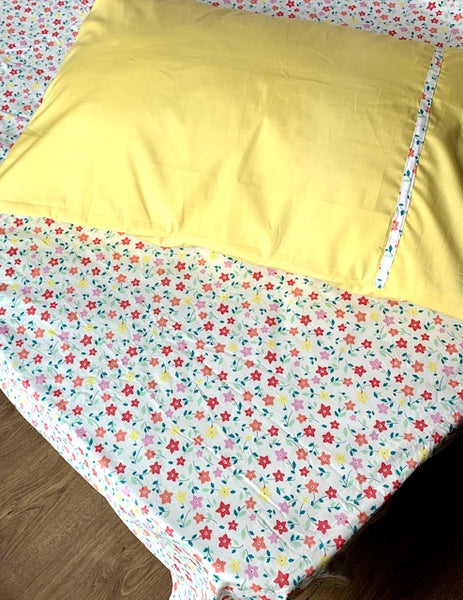 Daffodils Yellow Single Bedsheet