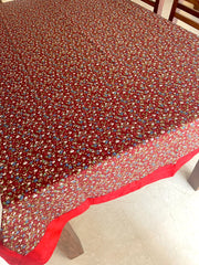 Brown Meadow 6 seater tablecloth