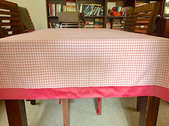 Soft Peach 4 seater tablecloth