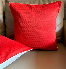 Imprints Candy Red 16”x16” Cushion Cover