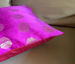 Purple Wheel Cushion Cover