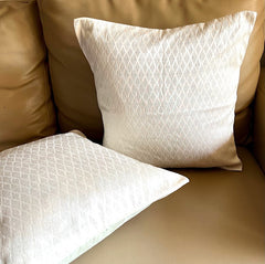 Imprints Cream 16”x16” Cushion Cover
