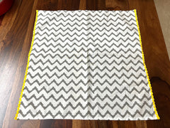 Grey Chevron Roti Covers