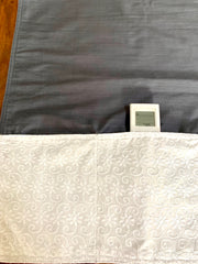 Grey Hakoba Fridge Microwave Cover